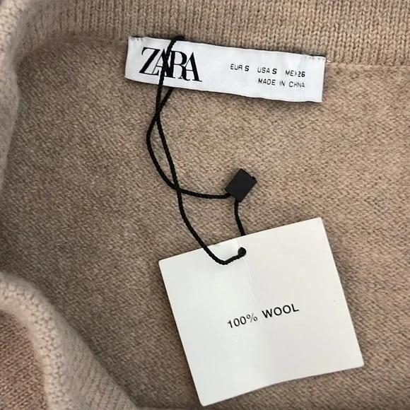 New ZARA 100% WOOL RUFFLED SKIRT - Picture 11 of 14